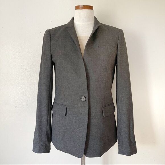 J. Crew Regent Blazer NWOT Dark Gray size 2 - Picture 2 of 10